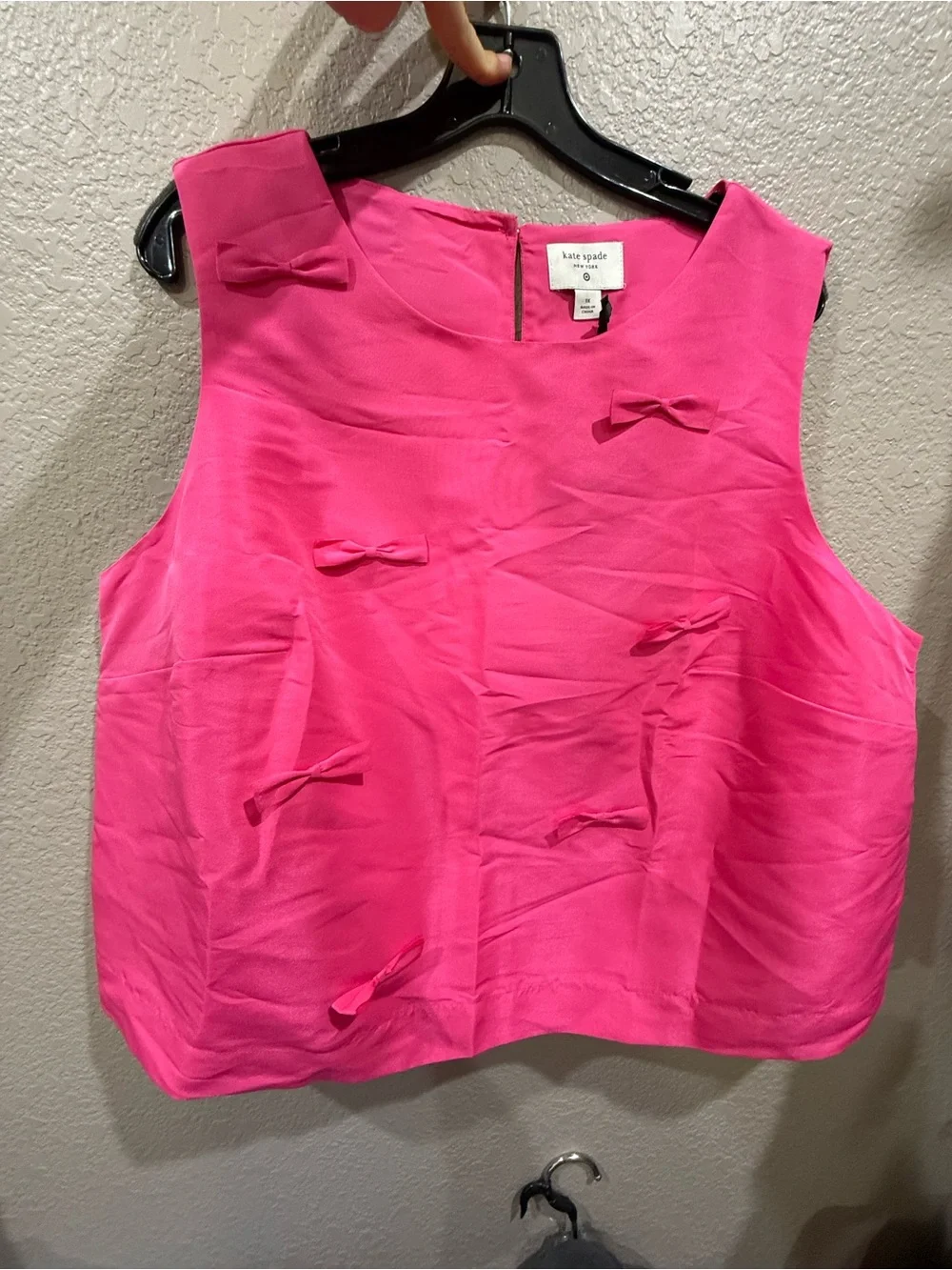 Kate spade x target Bow Shell Tank Top - Pink 1X